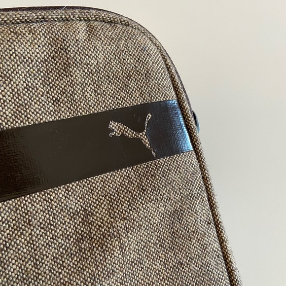 PUMA brown tablet carrier with leather detail - Picture 2 of 5